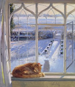 Zonnewijzer en Kat door Timothy Easton